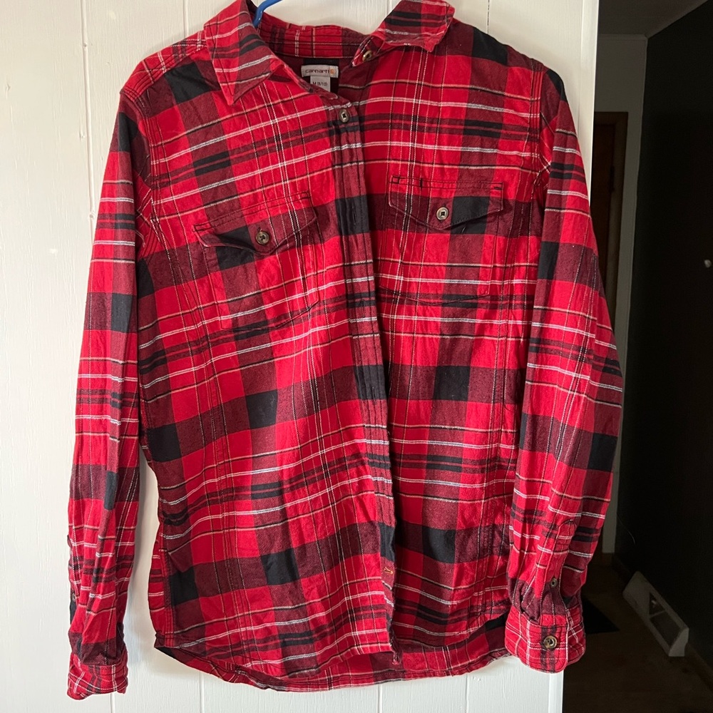 Like New! Carhartt Women’s Flannel Button Down